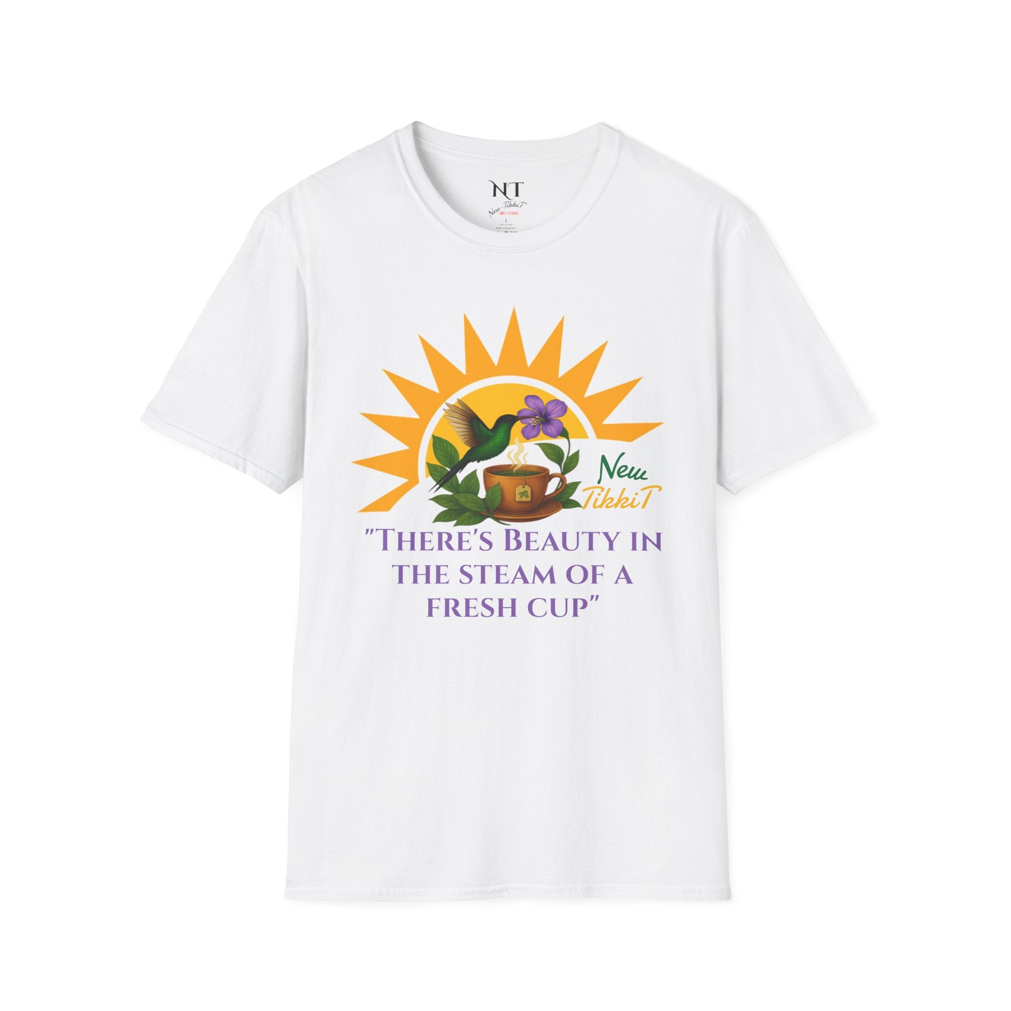 Sunrise Coffee Quote Unisex T-Shirt, Inspirational Tee, Gift for Coffee Lovers, Casual Wear, Perfect for Birthdays and Occasions