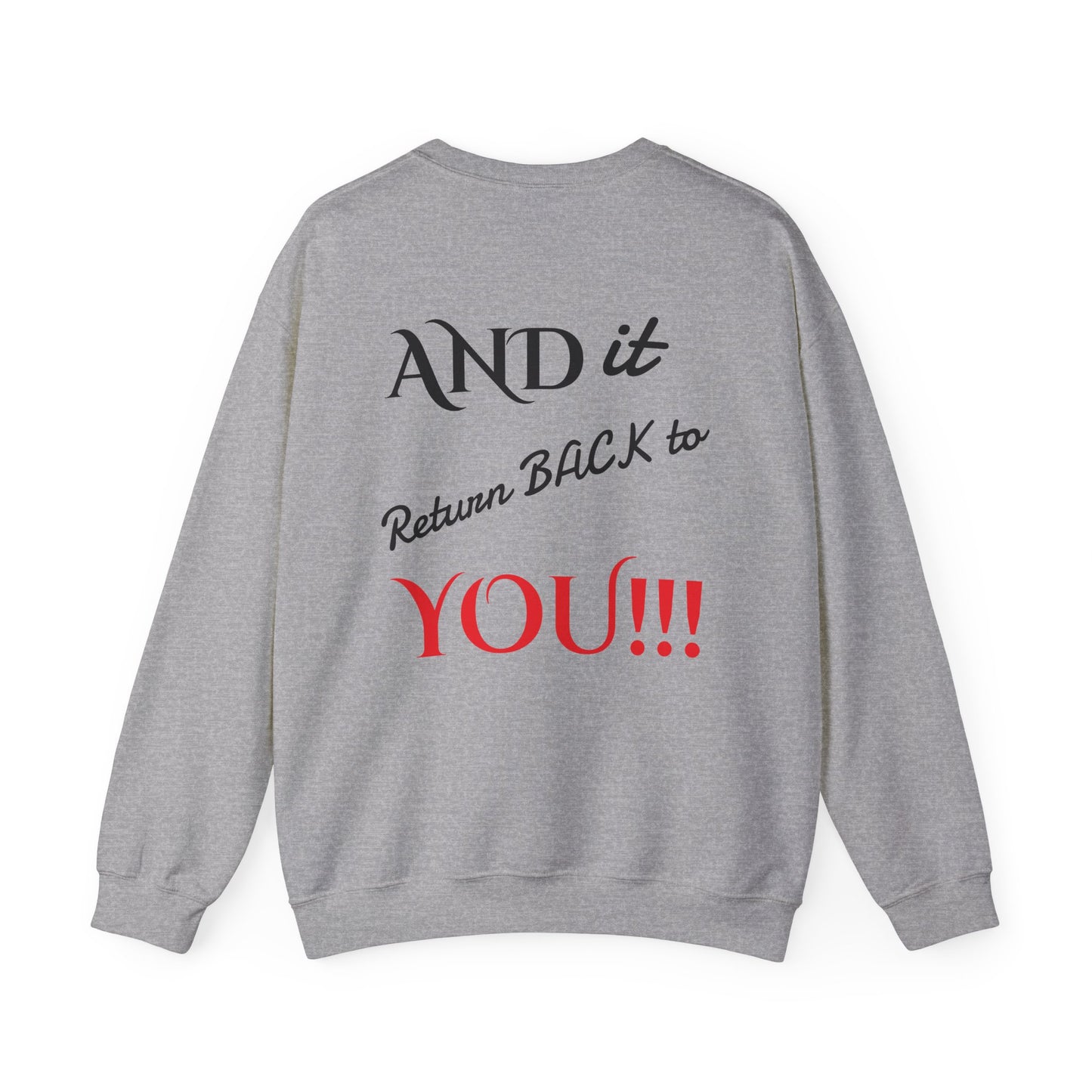 Inspirational Crewneck Sweatshirt - "Spread LUV" Design - Unisex Heavy Blend™