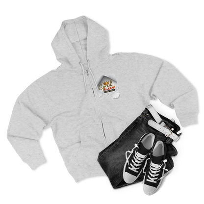 Authentic Vibes Unisex Zip Hoodie - Motivational Style, Casual Comfort, Streetwear, Gift for Friends, Everyday Wear